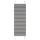 Plisségardin Antracit 50x150 cm Stofbredde 49,4 cm Polyester