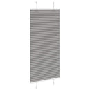Plisségardin Antracit 65x150 cm Stofbredde 64,4 cm Polyester
