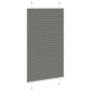 Plisségardin Antracit 70x150 cm Stofbredde 69,4 cm Polyester