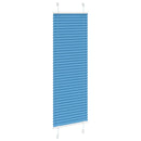 Plisségardin Blå 50x100 cm Stofbredde 49,4 cm Polyester