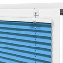 Plisségardin Blå 50x100 cm Stofbredde 49,4 cm Polyester