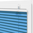 Plisségardin Blå 55x100 cm Stofbredde 54,4 cm Polyester