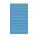Plisségardin Blå 70x100 cm Stofbredde 69,4 cm Polyester