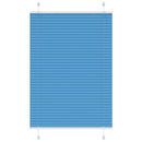 Plisségardin Blå 70x100 cm Stofbredde 69,4 cm Polyester