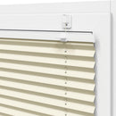 Plisségardin fløde 95x100 cm Stofbredde 94,4 cm Polyester