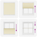 Plisségardin fløde 120x100 cm Stofbredde 119,4 cm Polyester
