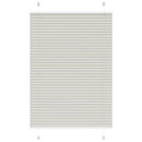 Plisségardin Lysegrå 100x100 cm Stofbredde 99,4 cm Polyester