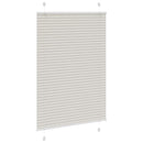 Plisségardin Lysegrå 100x100 cm Stofbredde 99,4 cm Polyester