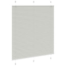 Plisségardin Lysegrå 120x100 cm Stofbredde 119,4 cm Polyester