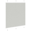 Plisségardin Lysegrå 120x100 cm Stofbredde 119,4 cm Polyester