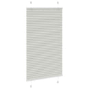 Plisségardin Lysegrå 70x150 cm Stofbredde 69,4 cm Polyester