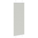 Plisségardin Lysegrå 70x200 cm Stofbredde 69,4 cm Polyester
