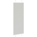 Plisségardin Lysegrå 70x200 cm Stofbredde 69,4 cm Polyester