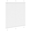 Plisségardin Hvid 115x100 cm Stofbredde 114,4 cm Polyester