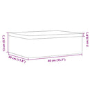 trækasse med låg 40x30x13 cm massivt fyrretræ