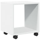 rulleskab 37x33x42,5 cm konstrueret træ hvid
