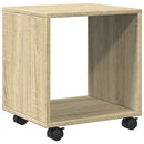 rullebord 37x33x42,5 cm konstrueret træ sonoma-eg