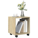 rullebord 37x33x42,5 cm konstrueret træ sonoma-eg