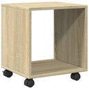 rullebord 37x33x42,5 cm konstrueret træ sonoma-eg