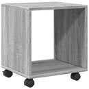 rullebord 37x33x42,5 cm konstrueret træ grå sonoma-eg