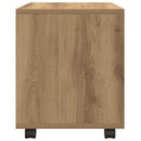 rullebord 37x33x42,5 cm konstrueret træ egetræsfarve