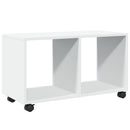 rullebord 72x33x42,5 cm konstrueret træ hvid