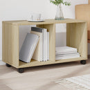 rullebord 72x33x42,5 cm konstrueret træ sonoma-eg