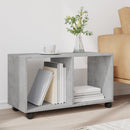 rullebord 72x33x42,5 cm konstrueret træ betongrå