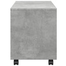rullebord 72x33x42,5 cm konstrueret træ betongrå