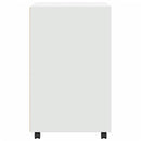 rullebord 60x48x81 cm konstrueret træ hvid