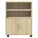 rullebord 60x48x81 cm konstrueret træ sonoma-eg