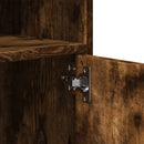 rullebord 60x48x81 cm konstrueret træ røget egetræsfarve