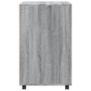 rullebord 60x48x81 cm konstrueret træ grå sonoma-eg