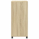 rullebord 55x40x91 cm konstrueret træ sonoma-eg