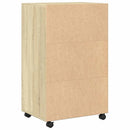 rullebord 55x40x91 cm konstrueret træ sonoma-eg