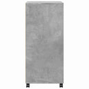 rullebord 55x40x91 cm konstrueret træ betongrå