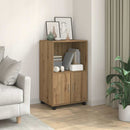 rullebord 55x40x91 cm konstrueret træ egetræsfarve