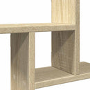 væghængte hylder 2 stk. 38x12x38 cm konstrueret træ sonoma-eg