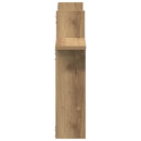 plantestativer 2 stk. 50x12x50 cm konstrueret træ egetræsfarve