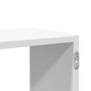 væghylde 100x25x50 cm konstrueret træ hvid