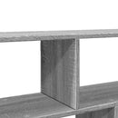 væghylde 100x25x50 cm konstrueret træ grå sonoma-eg