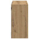 væghylde 100x25x50 cm konstrueret træ sort egetræsfarve