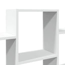 væghylde 159x18x66 cm konstrueret træ hvid