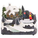 Mini Juleby 16 x 11,5 x 13 cm Plastik Flerfarvet