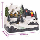 Mini Juleby 16 x 11,5 x 13 cm Plastik Flerfarvet
