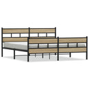 sengeramme uden madras 183x213 cm metal sonoma-eg