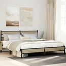 sengeramme uden madras 180x200 cm metal sonoma-eg