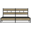 sengeramme uden madras 180x200 cm metal sonoma-eg