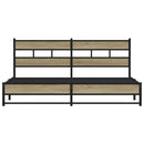 sengeramme uden madras 193x203 cm metal sonoma-eg