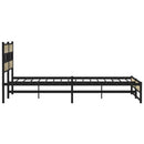 sengeramme uden madras 193x203 cm metal sonoma-eg